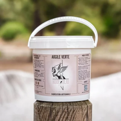 argile verte pour soin chevaux